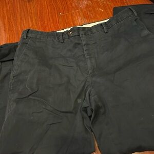 Men's Classic Black Chinos